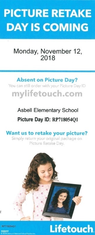 Picture Retake Day - Monday, Nov. 12th